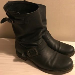 Women's Black Frye Veronica Slouch Boots